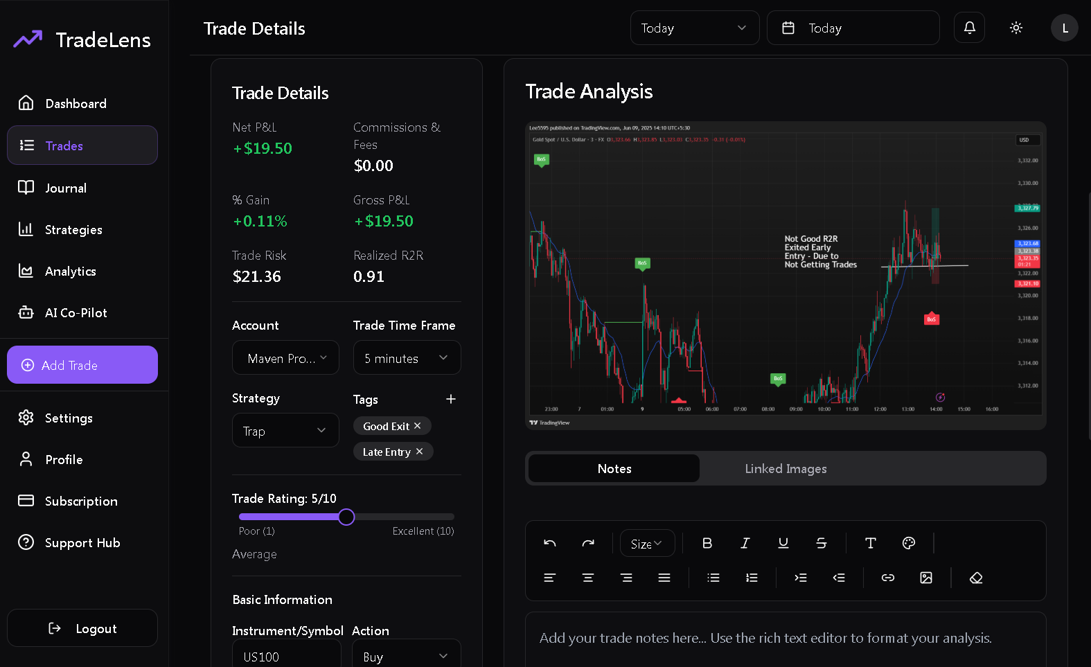 Trade Journal